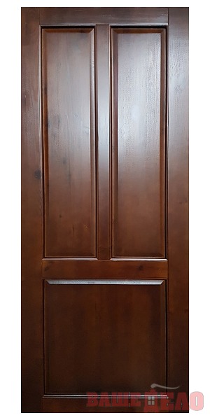 Дверь межкомнатная массив Дачная с окрасом