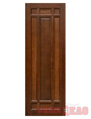 Дверь межкомнатная массив ольхи АЛЬПИНА Махагон ПДГ - 70 60х200