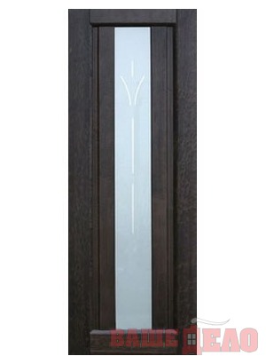 Дверь межкомнатная массив ольхи ВЕРСАЛЬ Венге ПДГ - 70 60х200