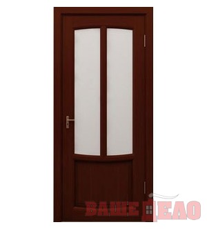 Дверь межкомнатная массив ольхи КОРСИКА Махагон ПДО - 70 80х200