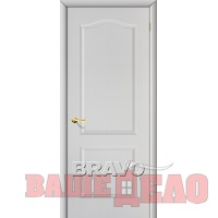Дверь строительная Классик Белый грунт 70х200