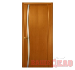 Дверь межкомнатная Шпон Елена-11 Красное дерево ДО 55х190