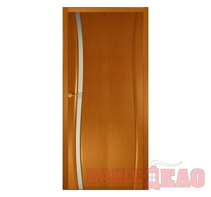 Дверь межкомнатная Шпон Елена-10 Красное дерево ДО 60х200