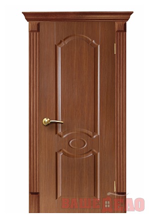Дверь межкомнатная Лилия Американский орех ДГ 55х190