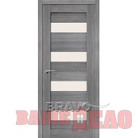 Дверь межкомнатная Bravo Порта-23 Grey Veralinga - ДО 60х200 см