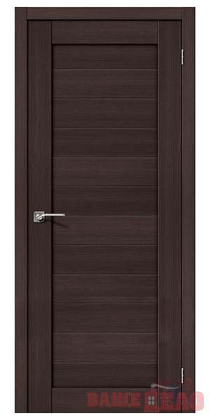 Дверь межкомнатная Porta Bella ЭКО МОДЕРН NANO Шоколад - ДГ 60х200 см