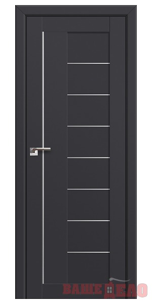 Дверь межкомнатная ProfilDoors 17U Антрацит - ДО 90х200