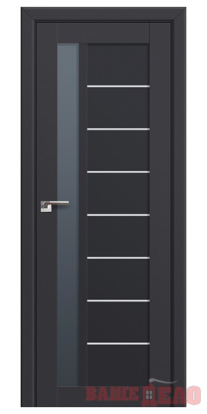 Дверь межкомнатная ProfilDoors 37U Антрацит 90х200