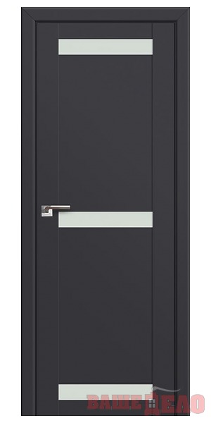 Дверь межкомнатная ProfilDoors 75U Антрацит 90х200