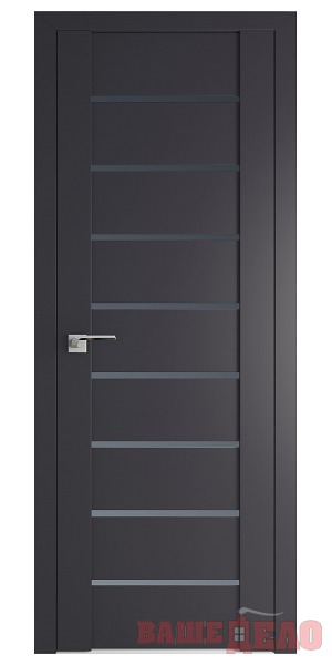 Дверь межкомнатная ProfilDoors 98U Антрацит 80х200