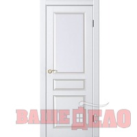 Дверь межкомнатная массив АРГУС Джулия 1 ДГ Белый жемчуг 60х200