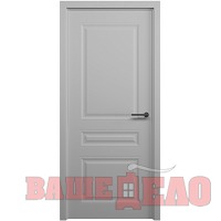 Дверь межкомнатная Эмаль-2 ПГ Стиль-1 600 серый (без замка)