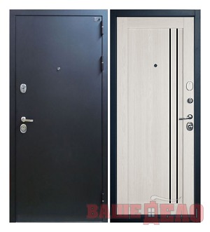 Дверь стальная входная Expert Pro — Atum Pro 33 Artic Black Gloss 860/960х2050