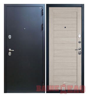 Дверь стальная входная Expert Pro — Atum 6 Cappuccino 860/960х2050