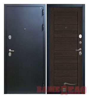 Дверь стальная входная Expert Pro — Atum 6 Wenge 860/960х2050