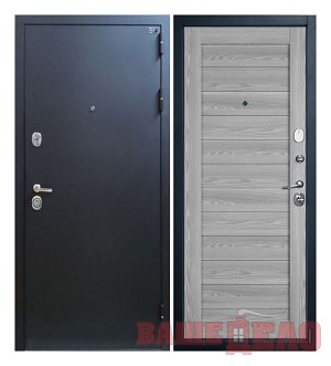 Дверь стальная входная Expert Pro — Atum 6 Smoke 860/960х2050
