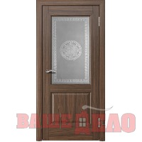 Дверь межкомнатная Шпон Троя Американский орех ДО Эфес