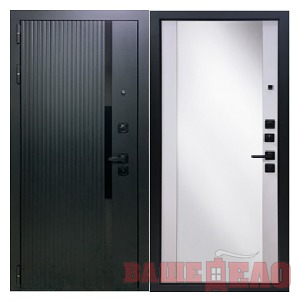Входная дверь "Пиано Зеркало NEW" 860/960х2050