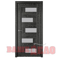Дверное полотно ГАВАНА Черное Дерево, ст. Металюкс