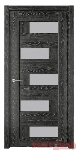 Дверное полотно ГАВАНА Черное Дерево, ст. Металюкс